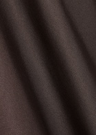Anine Bing Bar Silk Midi Skirt Dark Brown