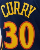 Mitchell & Ness Nba Women's Swingman Jersey Golden State Warriors 2009 10 Stephen Curry #30   Blue/Orange     Tops & Tanks   L