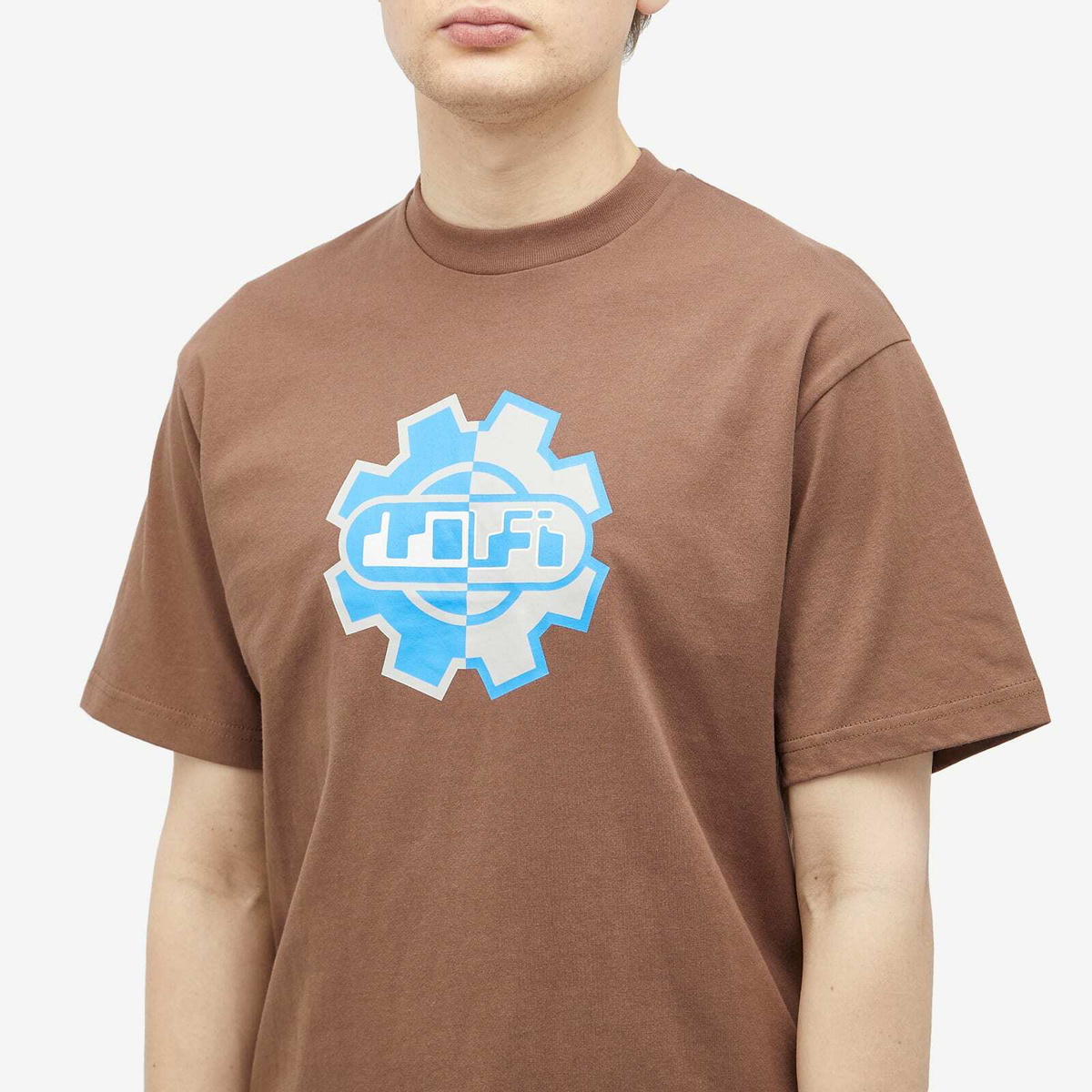 Lo-Fi Men's Gear T-Shirt in Brown