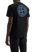 STONE ISLAND regular fit logo t-shirt Black