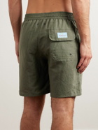 Rubinacci - Straight-Leg Mid-Length Swim Shorts - Green