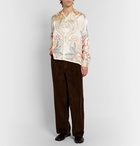 BODE - Embroidered Satin-Twill Shirt - Neutrals