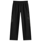 Billionaire Boys Club Men's Script Logo Chainstitch Wide Leg Sweat in Black