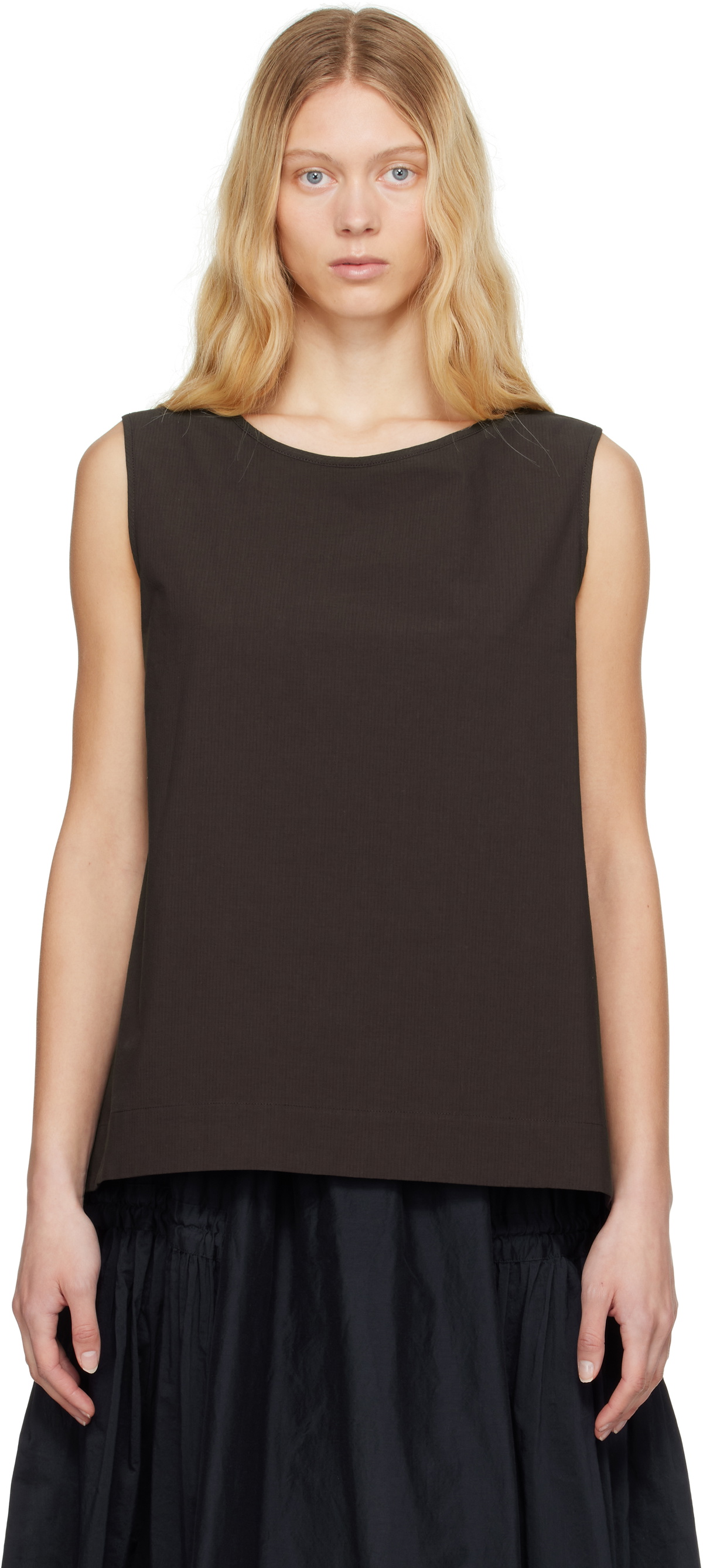 Toogood Brown 'The Basketmaker' Tank Top