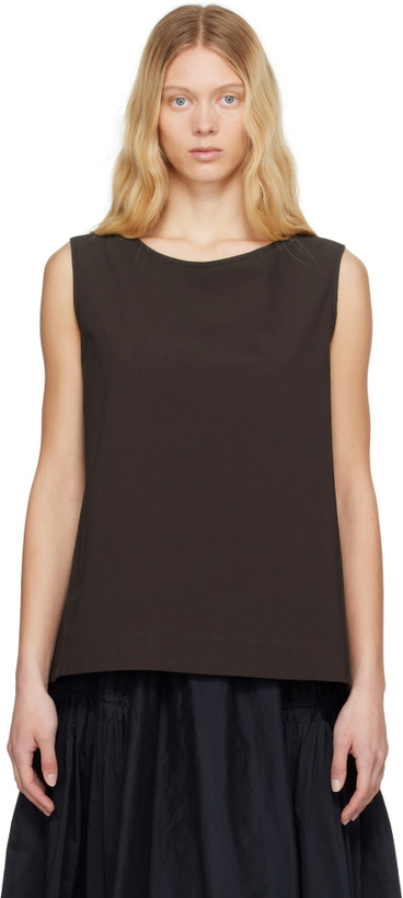 Photo: Toogood Brown 'The Basketmaker' Tank Top