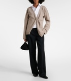 Róhe Wool and cashmere wrap cardigan