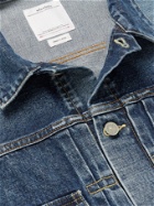 VISVIM - 101 Slim-Fit Distressed Denim Jacket - Blue