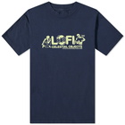 Lo-Fi Men's Celestial Objects T-Shirt in Navy