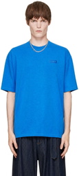Givenchy Blue Cotton 'Givenchy' Patch T-shirt