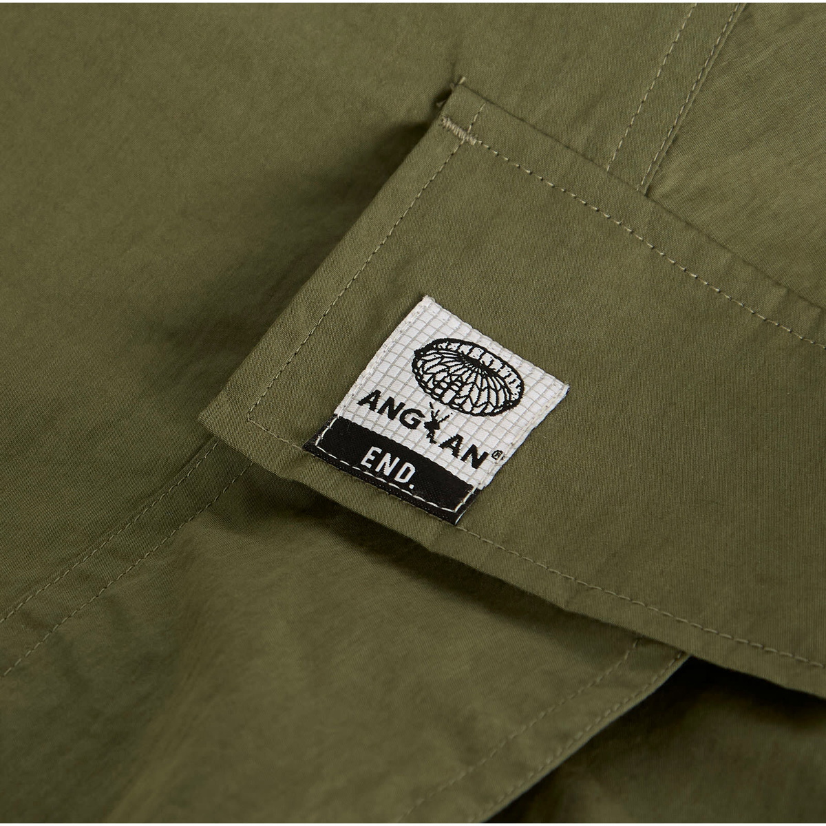 END. x Anglan Parachute Balloon Cargo Pant in Green 