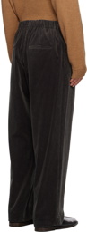 ATON Gray Wide Trousers