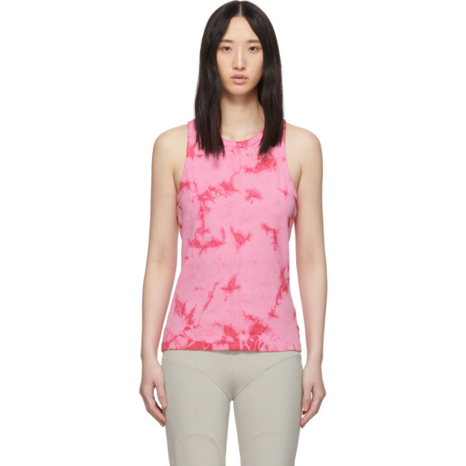 Proenza Schouler Pink PSWL Tie Dye Tank Top Proenza Schouler