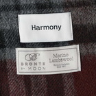 Harmony Men's Arty Tartan Scarf in Burgundy