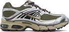 Nike Khaki & Silver Air Max Moto 2K Sneakers