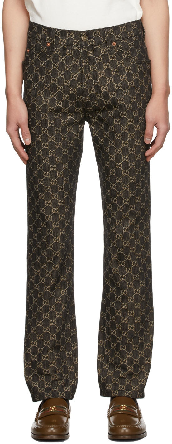 Shop GUCCI 2022-23FW Casual Style Logo Pants (693300XJEF07401) by