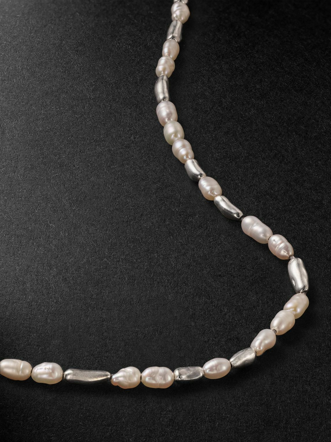 M. Cohen - Hokkaido Sterling Silver Pearl Beaded Necklace