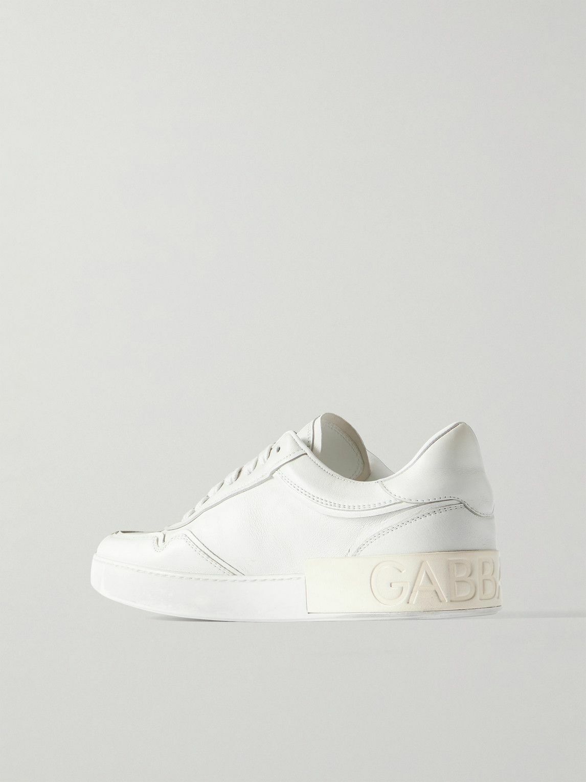 Dolce&Gabbana - Leather Sneakers - White
