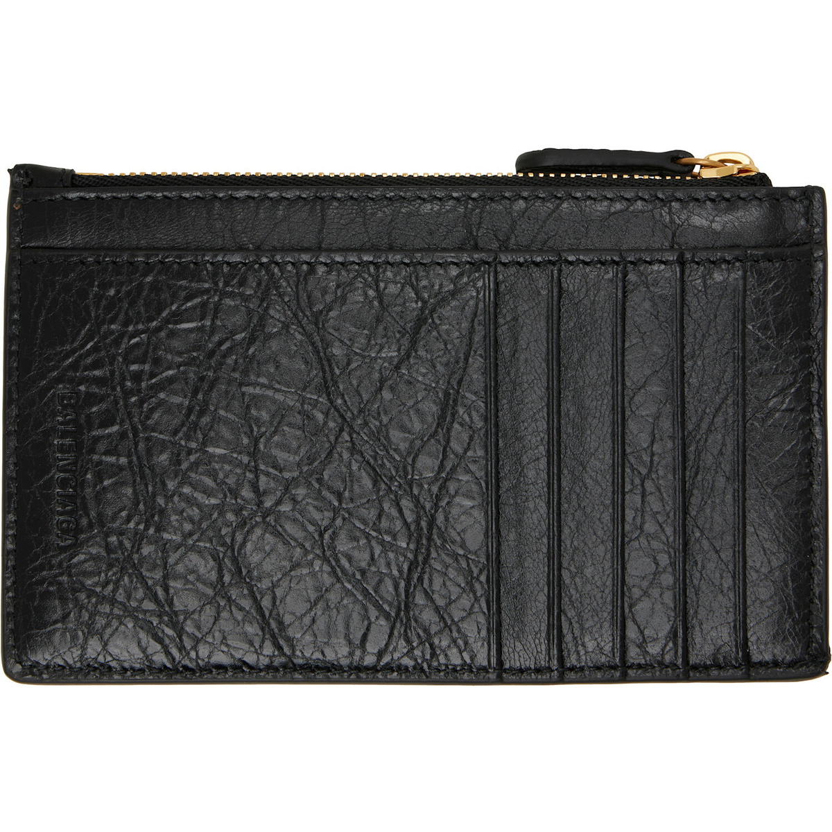 Balenciaga Black 'Le City' Long Coin Card Holder