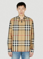 Burberry - Check Shirt in Beige