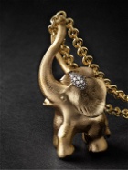 OLE LYNGGAARD COPENHAGEN - Elephant Gold Diamond Pendant