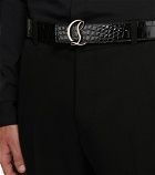 Christian Louboutin - Logo leather belt
