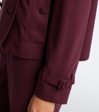 Burberry Mayfair wool twill trench jacket