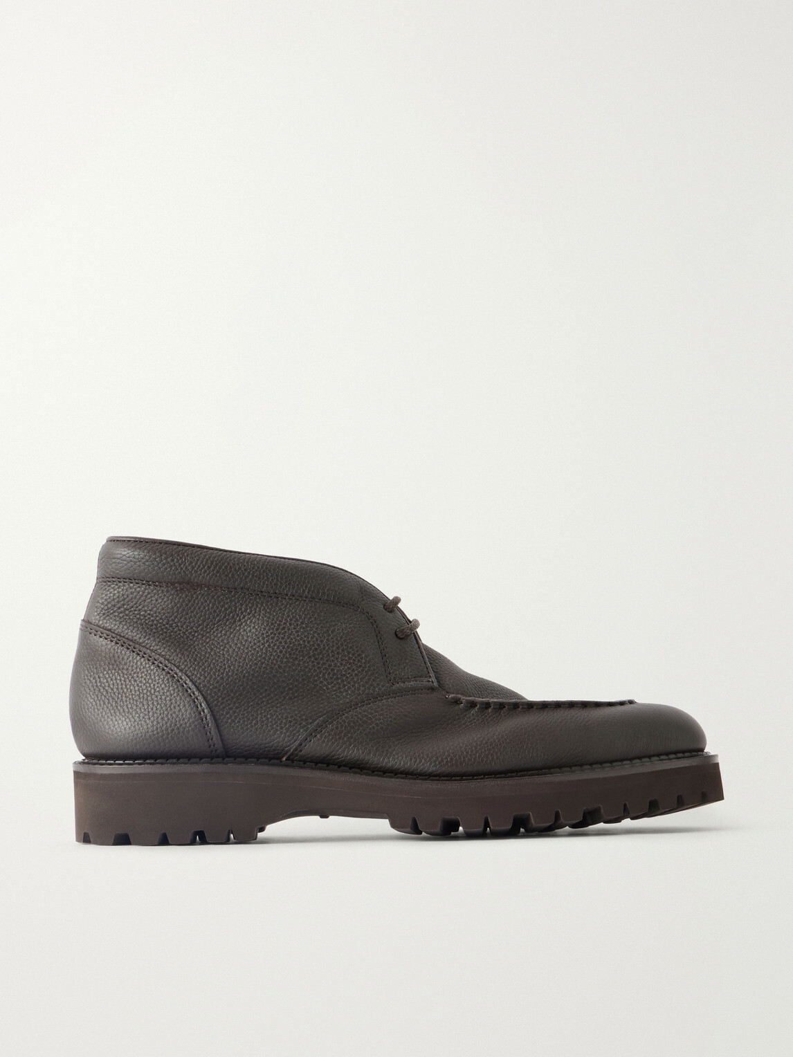 John Lobb - Field Full-Grain Leather Desert Boots - Brown