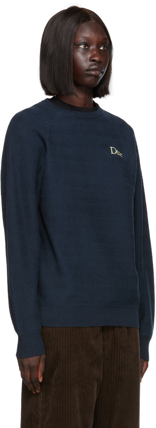 Dime Navy Wave Sweater Dime