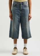 Haikure Belle Wide-leg Denim Culottes Blue 25 (W25 / UK6 / XS)