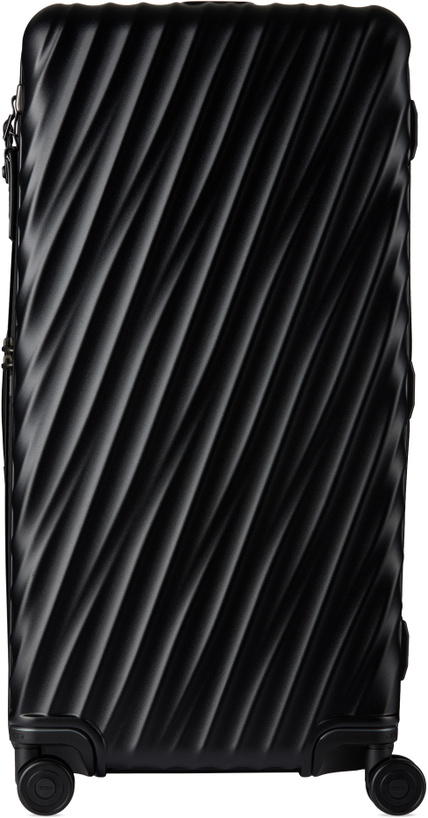 Photo: Tumi Black Large Rolling Trunk Suitcase