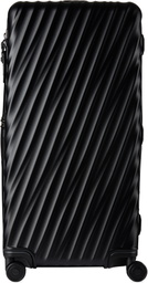 Tumi Black Large Rolling Trunk Suitcase