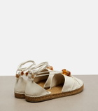 Jimmy Choo Lemi embellished leather espadrilles