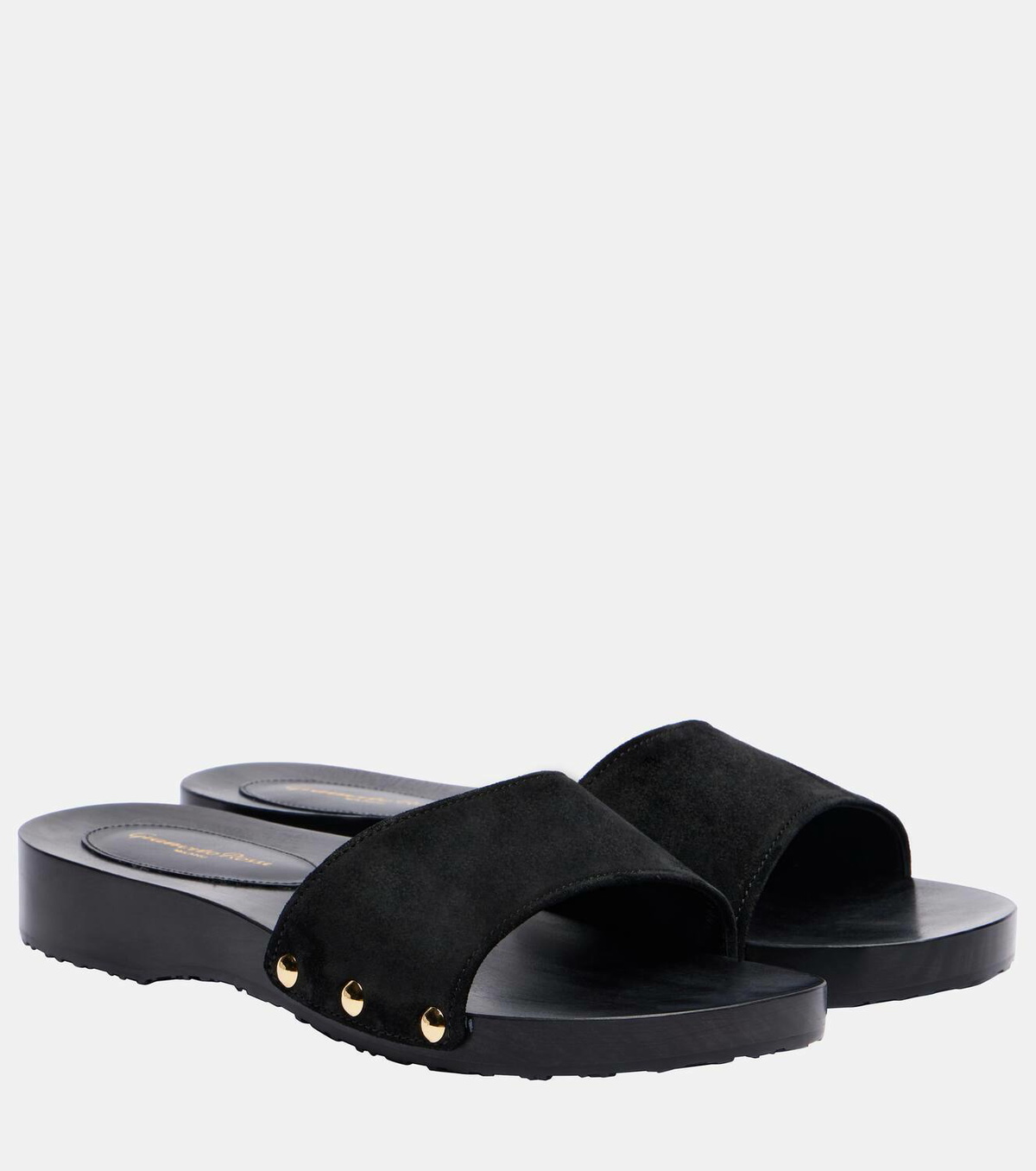Gianvito Rossi Riviera suede slides