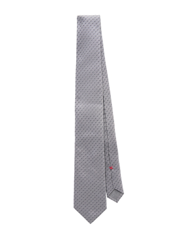 Photo: Brunello Cucinelli - 8cm Polk-Dot Silk-Jacquard Tie