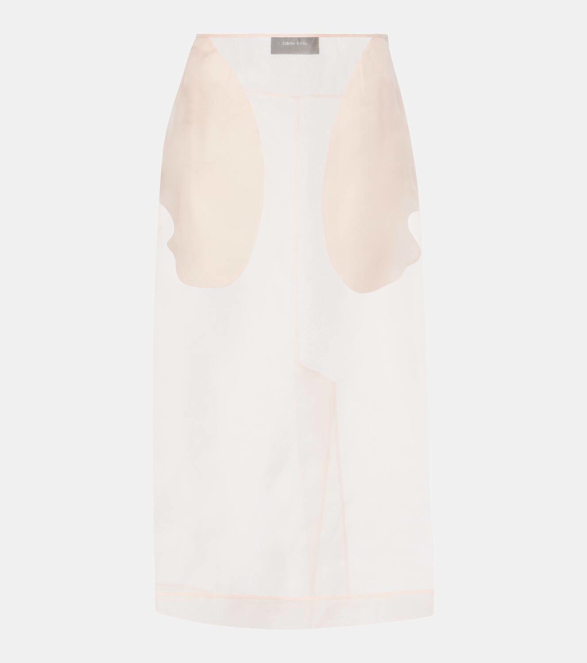 Simone Rocha Silk organza pencil skirt