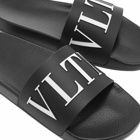 Valentino Men's VLTN Pool Slide in Black