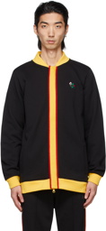 Clot Black Track Top Zip-Up Sweater