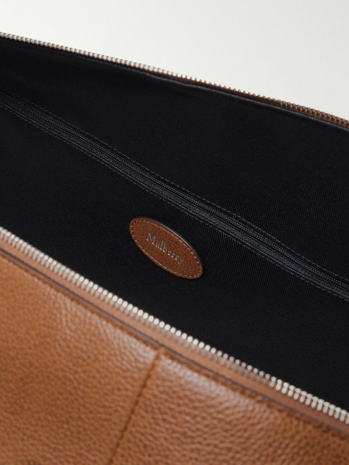 Mulberry - Heritage Medium Clipper Full-Grain Leather Weekend Bag