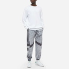 Adidas Men's Blue Version Silk Track Pant in Light Solid Grey