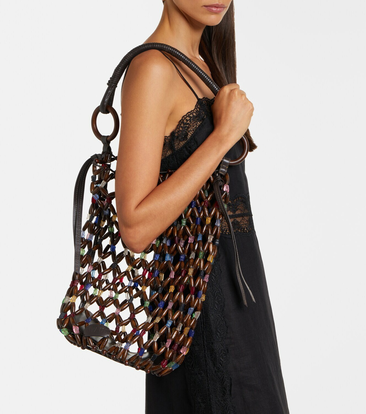 Staud Del Mar beaded crossbody bag