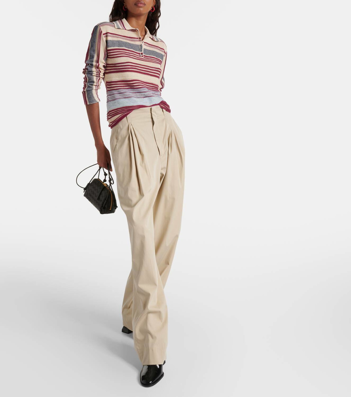 【関税&送料込】Bottega Veneta Sand Leather Concert Crossbod Bottega Veneta Concert leather crossbody bag Bottega Veneta