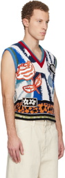 Marni Multicolor V-Neck Vest