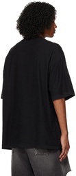 VETEMENTS Black Destroyed Jerk T-Shirt