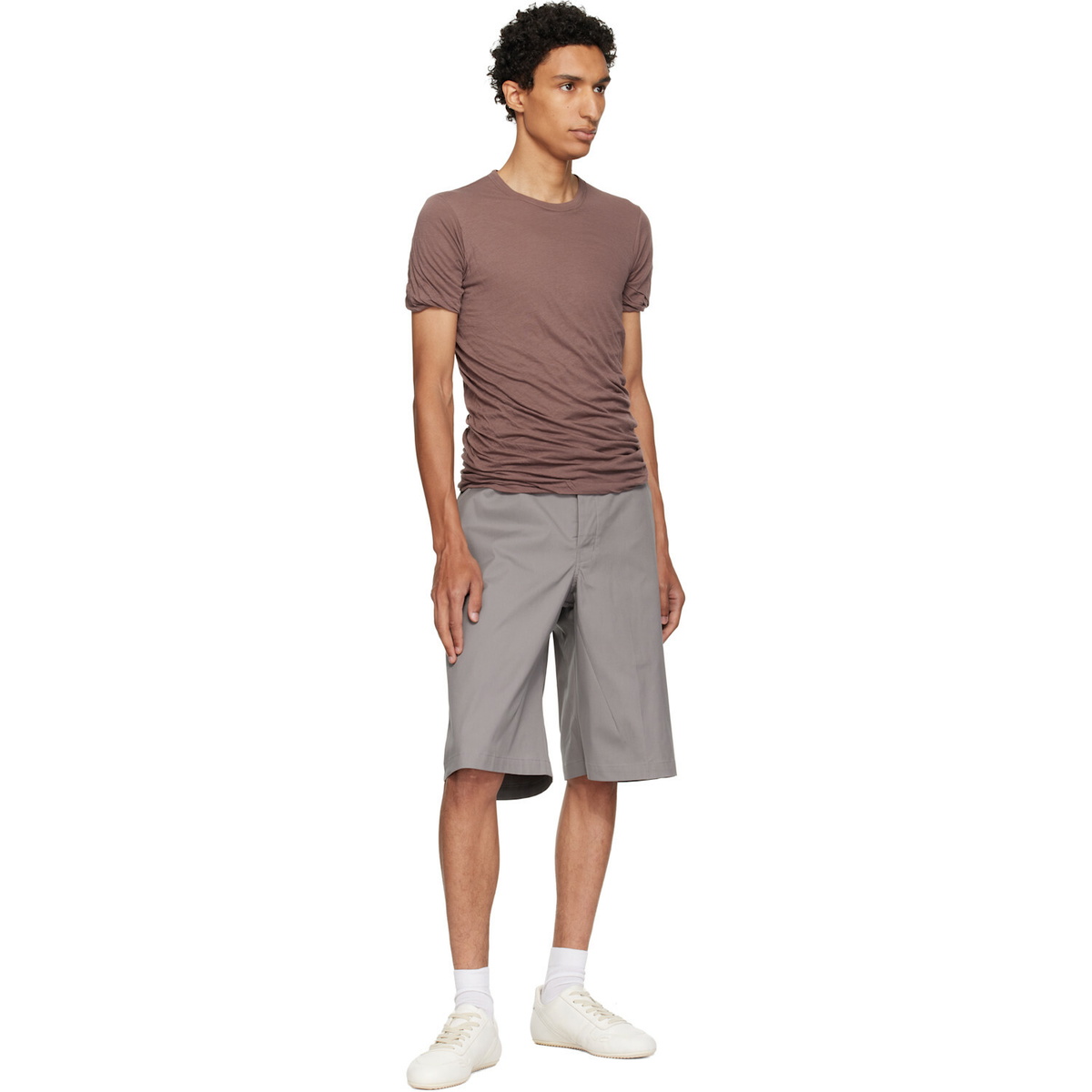 Rick Owens Purple Tower Double S/S T-shirt