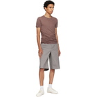 Rick Owens Purple Tower Double S/S T-shirt