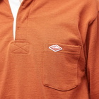 Battenwear Men's Pocket Rugby Shirt in Rust