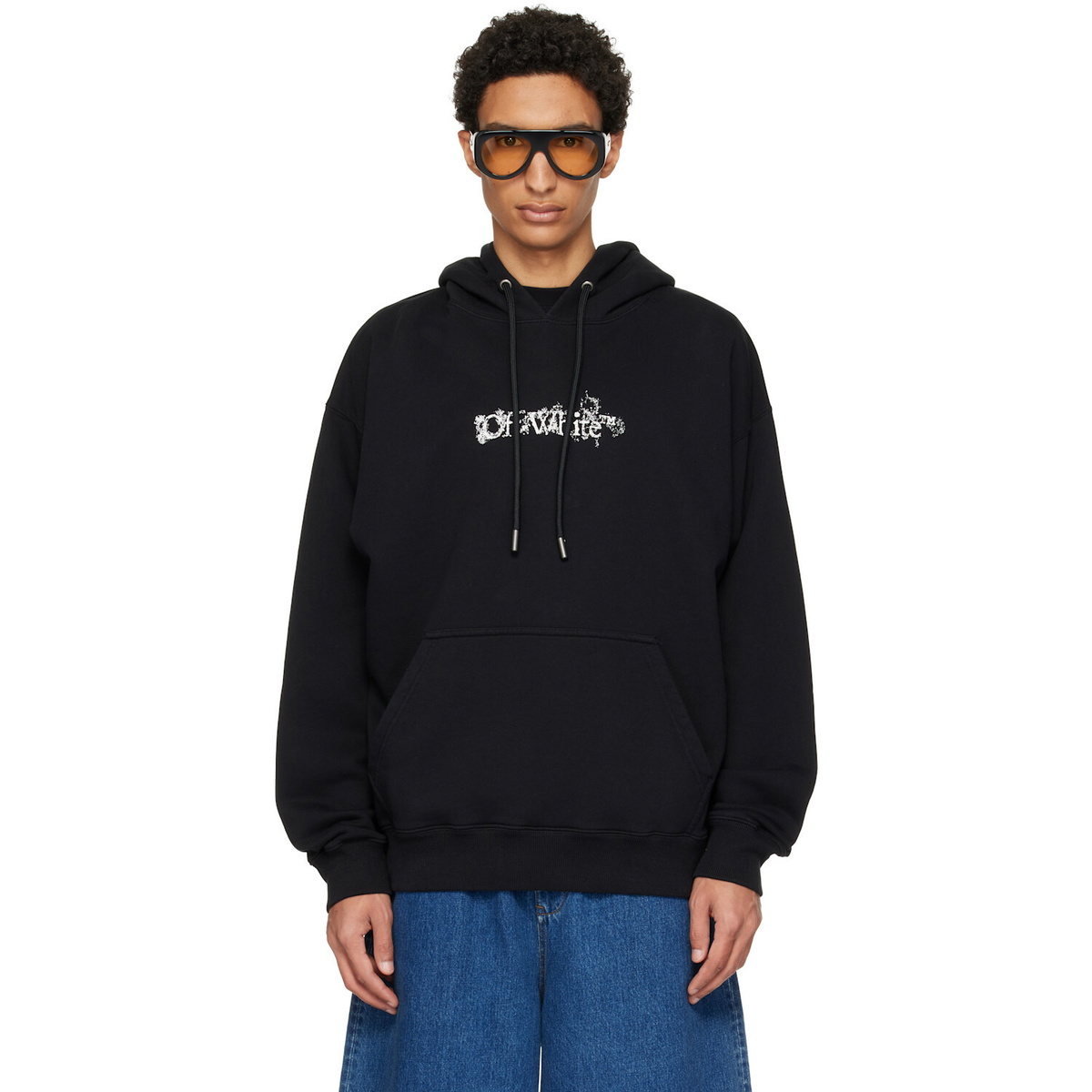 Edward Cuming Gray Ruffle Hoodie Edward Cuming