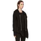 Rick Owens Drkshdw Black Wrap Hoodie