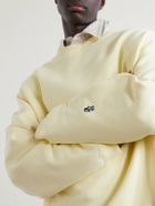 The Elder Statesman - Coast Oversized Cotton-Jersey Sweatshirt - Yellow