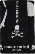 mastermind JAPAN Black Cotton Towel Set